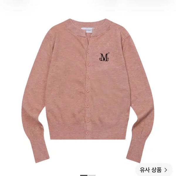 [BUNJANG] Mousent Pink Cardigan / 무센트 핑크가디건