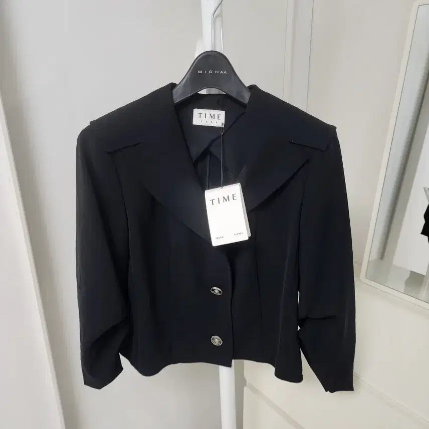 [BUNJANG] TIME "23" Black Button Jacket / 택 새상품 TIME 타임 자켓 (23년식)