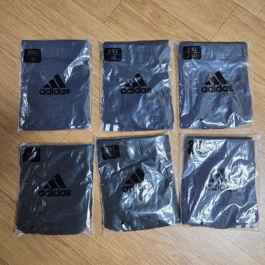 [BUNJANG] Adidas Men's Boxer Briefs 2XL (6-Pack) / 아디다스 2XL 남성 드로즈 6개 세트