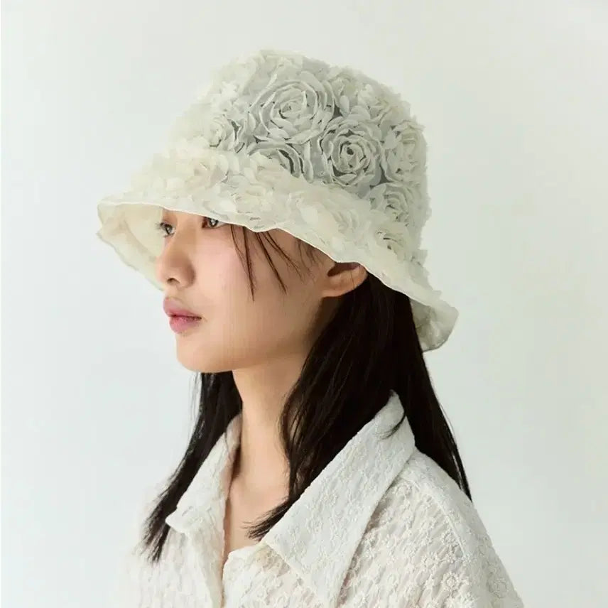 [BUNJANG] Sienne Rose Bucket Hat / 시엔느 로즈 버킷햇