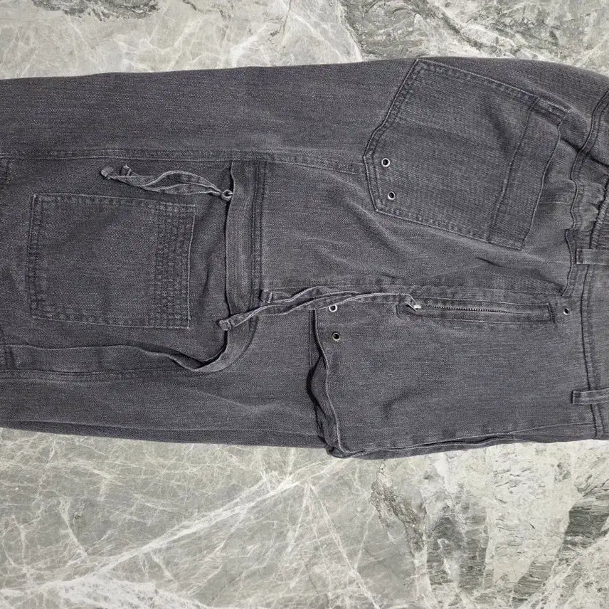 [BUNJANG] In Silence Vintage Black Denim Shorts / 인사일런스 빈티지 데님반바지