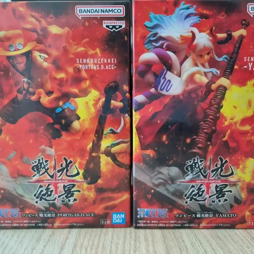 [BUNJANG] One Piece Ace & Yamato Figure Bundle (Sealed) / 원피스 전광절경 에이스 야마토 피규어 미개봉 일괄 판매