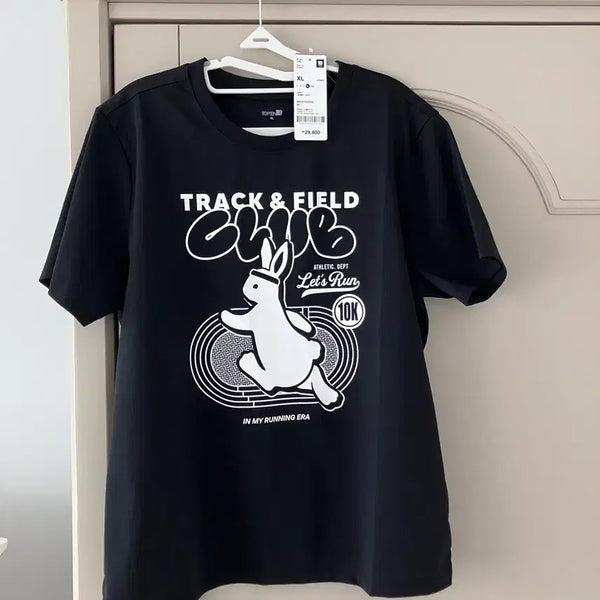 [BUNJANG] TOPTEN Women's Graphic T-shirt / 새상품 탑텐 여자 그래픽 반팔티
