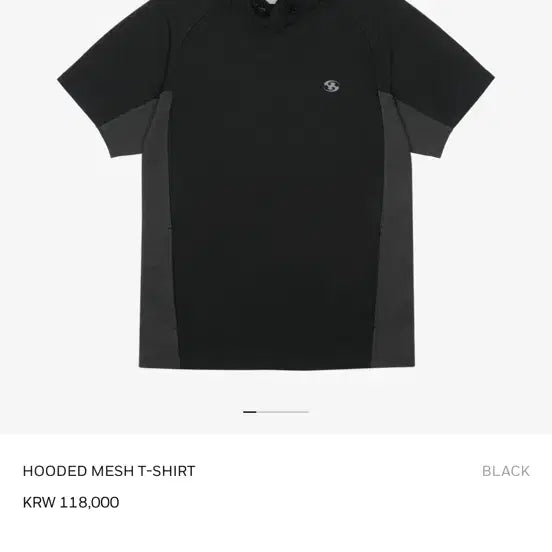 [BUNJANG] Sansan Gear Mesh Hoodie Short Sleeve / 산산기어 메쉬후디반팔