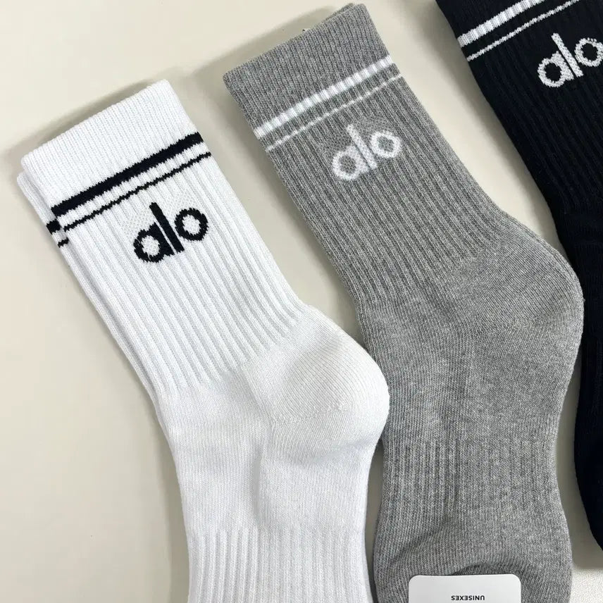 [BUNJANG] Sports Socks 3-Pair Set / #7번세트 알로 3켤레 양말세트 중목 이중쿠션 크로스핏 헬스 러닝삭스 등산 테니스 스포츠양말