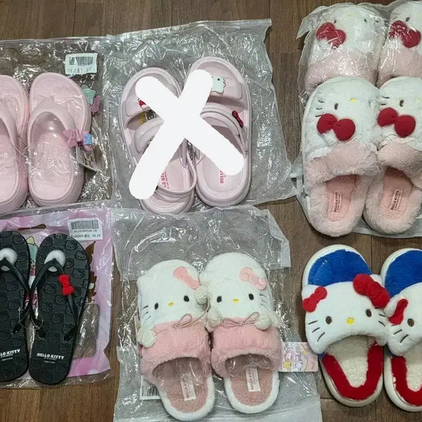 [BUNJANG] Hello Kitty Slippers / 키티쪼리, 슬리퍼, 실내화