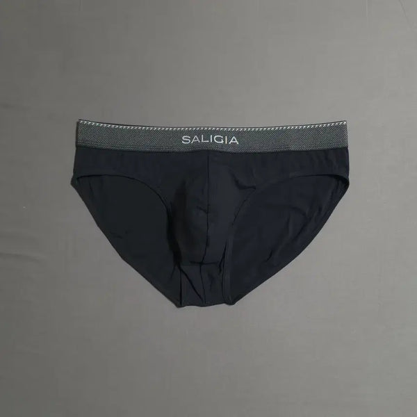 [BUNJANG] SALIGIA Greek Ripple Black Briefs - M / [M] SALIGIA 삼각 팬티 Greek Ripple Black 브리프 / 살리지아