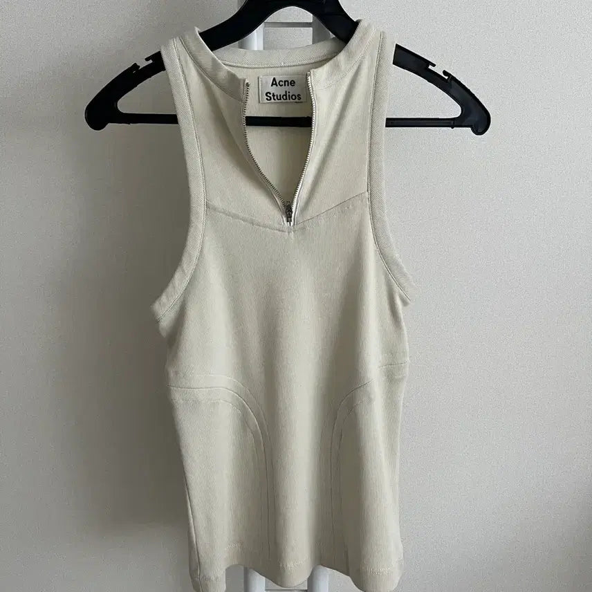 [BUNJANG] Acne Studios Sleeveless Top Ivory M / 아크네 슬리브리스탑