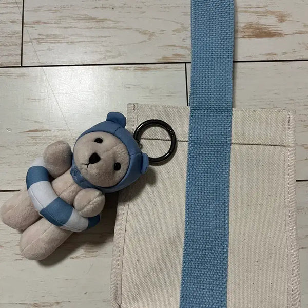 [BUNJANG] Silla Bear Keyring Eco Bag Summer Edition / 신라베어 키링 에코백 썸머 에디션 신라키링