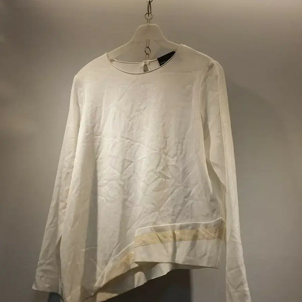 [BUNJANG] Erika Cavallini Italian White Blouse / 이탈리아에리카카발리니블라우스