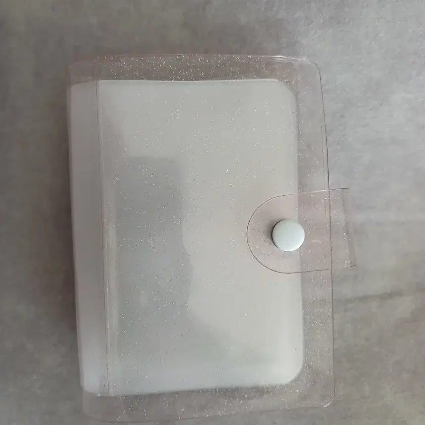 [BUNJANG] Transparent Glitter Photocard Holder / 투명 글리터 포카 보관 포카