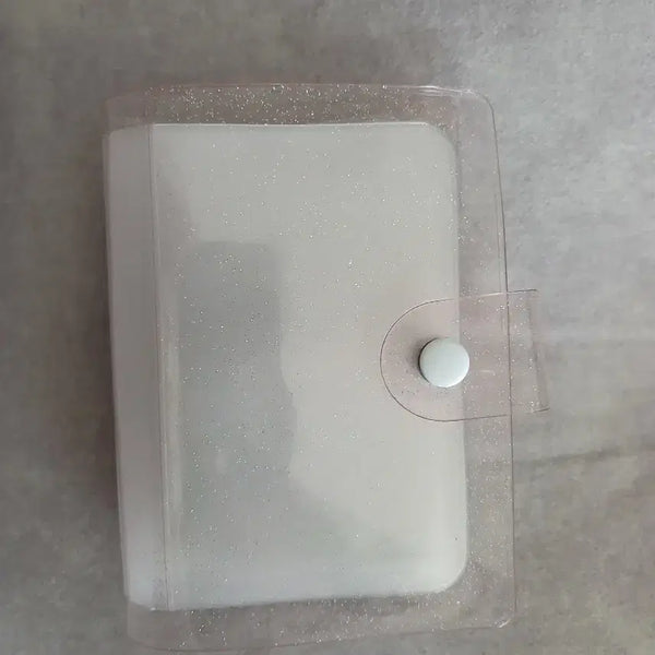 [BUNJANG] Transparent Glitter Photocard Holder / 투명 글리터 포카 보관 포카