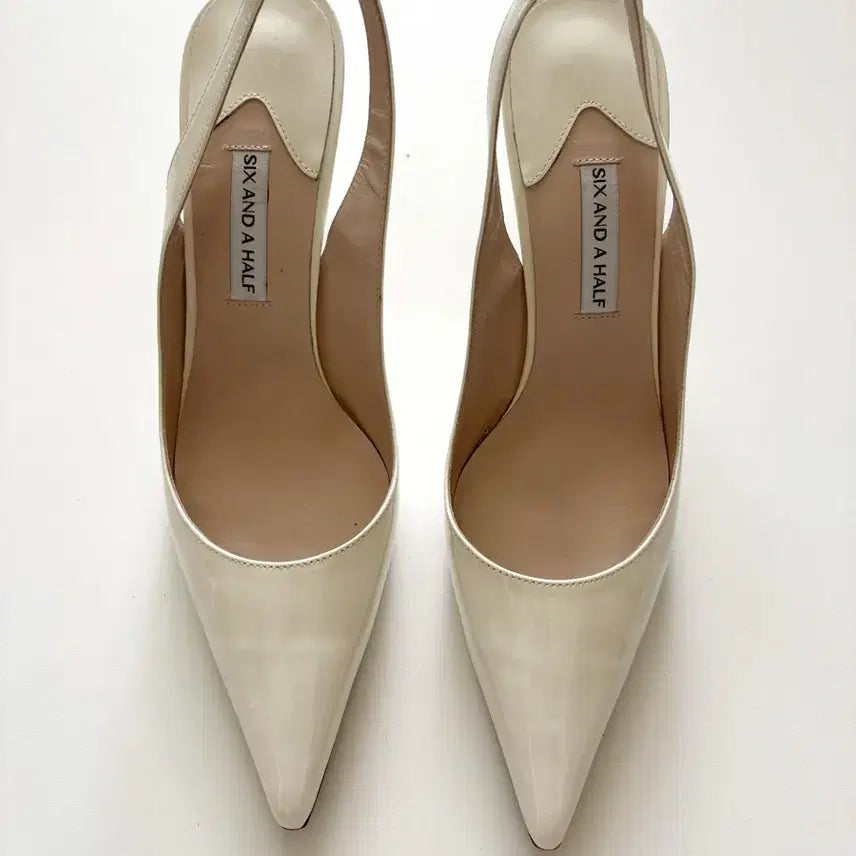 [BUNJANG] Sixth June Slingback White / 식스앤어하프 슬링백 화이트