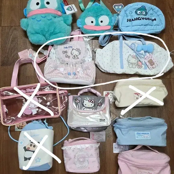 [BUNJANG] Hello Kitty Hangyodon Pouch / 키티가방, 파우치, 한교동가방, 파우치