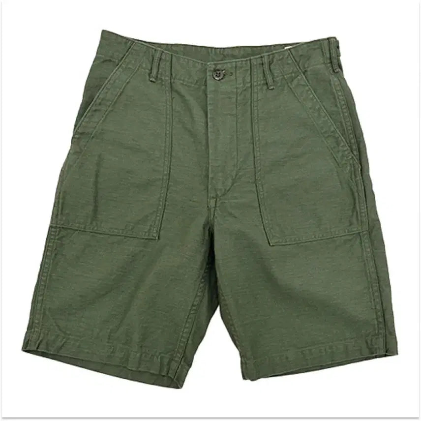[BUNJANG] OrSlow US Army Fatigue Satin Shorts / [2]오어슬로우 US 아미 퍼티그 백사틴 쇼츠 반바지 01-7002-16
