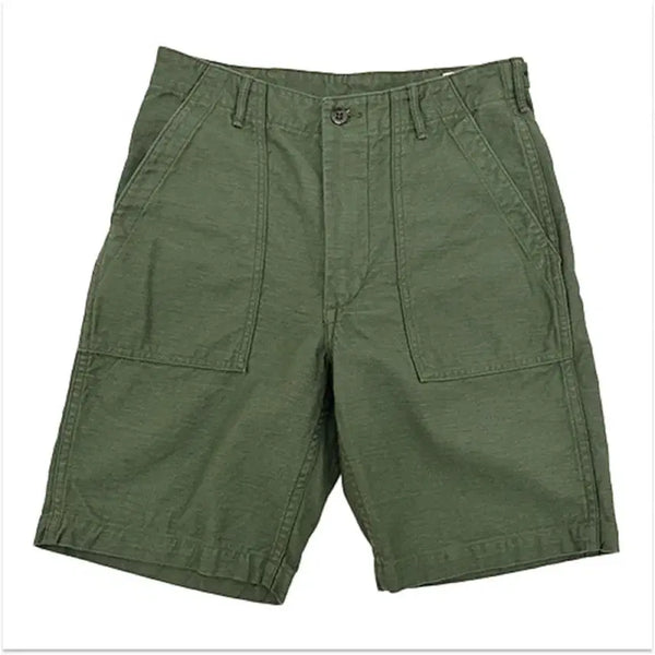 [BUNJANG] OrSlow US Army Fatigue Satin Shorts / [2]오어슬로우 US 아미 퍼티그 백사틴 쇼츠 반바지 01-7002-16