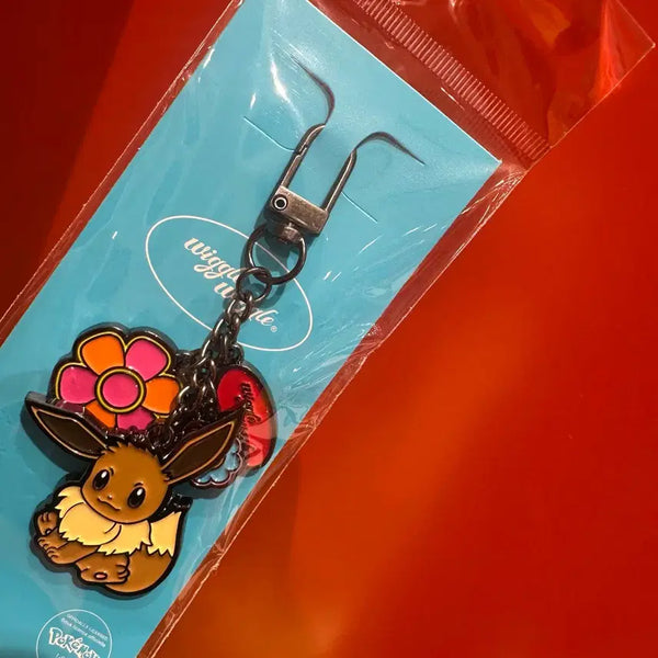 [BUNJANG] Wiggle Wiggle Pokemon Metal Charm Keychain Eevee / 위글위글 포켓몬 메탈 참키링 (새상품)