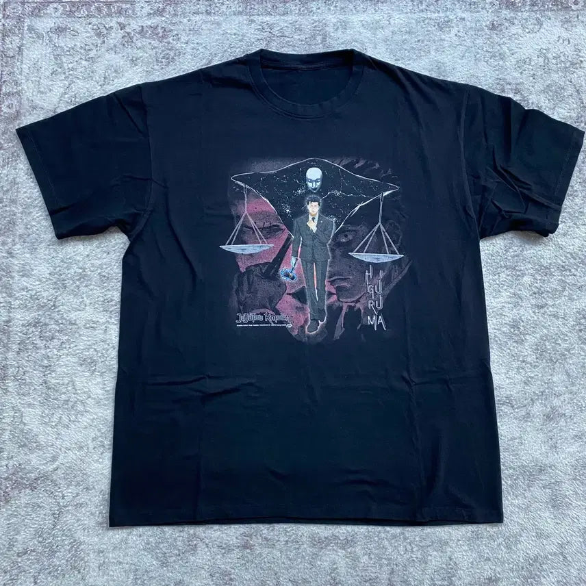 [BUNJANG] Jujutsu Kaisen Higuruma Bootleg Animation T-Shirt / 주술회전 히구루마 부틀렉 애니메이션 티셔츠 애니티