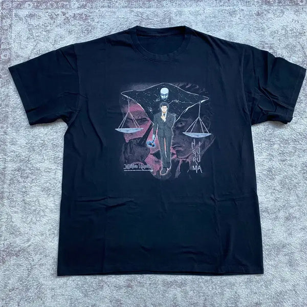 [BUNJANG] Jujutsu Kaisen Higuruma Bootleg Animation T-Shirt / 주술회전 히구루마 부틀렉 애니메이션 티셔츠 애니티