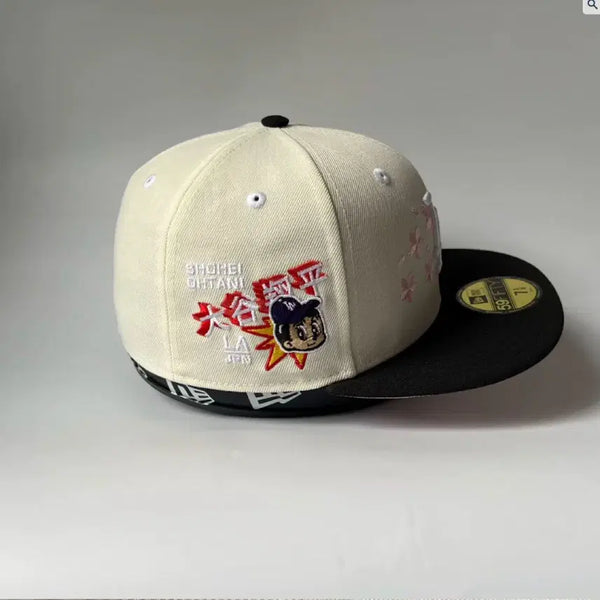 [BUNJANG] New Era Shohei Ohtani Los Angeles Dodgers 59FIFTY Baseball Cap / 뉴에라 오타니 쇼헤이 MLB 로스앤젤레스 다저스 기념 풀커버 야구 모자 59FIFTY