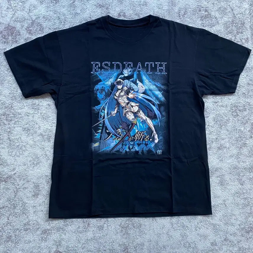 [BUNJANG] Akame ga Kill! Esdeath Bootleg Anime T-Shirt XL / 아카메가벤다 에스데스 부틀렉 애니메이션 티셔츠 애니티