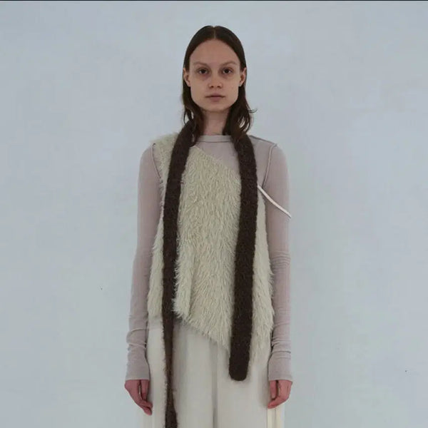 [BUNJANG] Nothing Everything Faux Fur Vest / 낫띵에브리띵 퍼 베스트