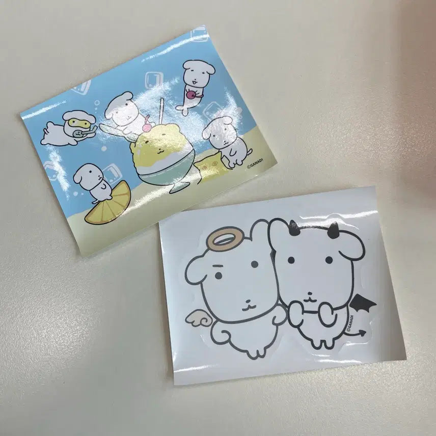 [BUNJANG] Ganadi Stickers Authentic Set of 2 / 가나디 스티커 정품 2개 세트