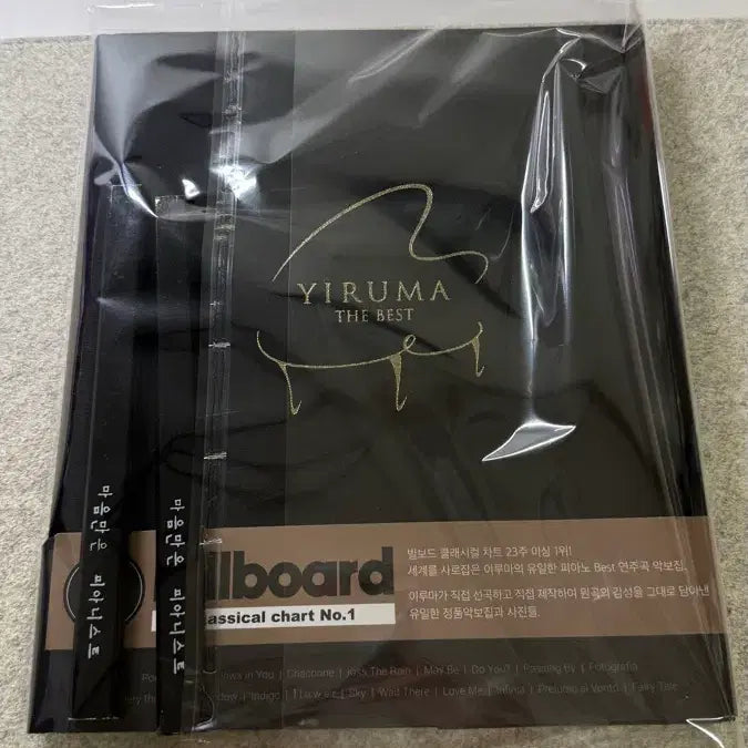 [BUNJANG] Yiruma 20th Anniversary Limited Edition Hardcover Sheet Music Book + 2 Pencils / 이루마 한정판 악보집 + 연필2