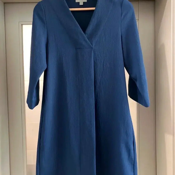 [BUNJANG] COS Navy V-Neck Dress / COS 네이비 V넥 원피스