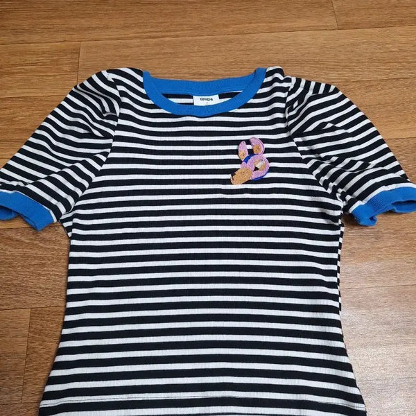 [BUNJANG] H&M x BROIGA Collaboration Striped T-Shirt / 새상품 H&M 반팔티