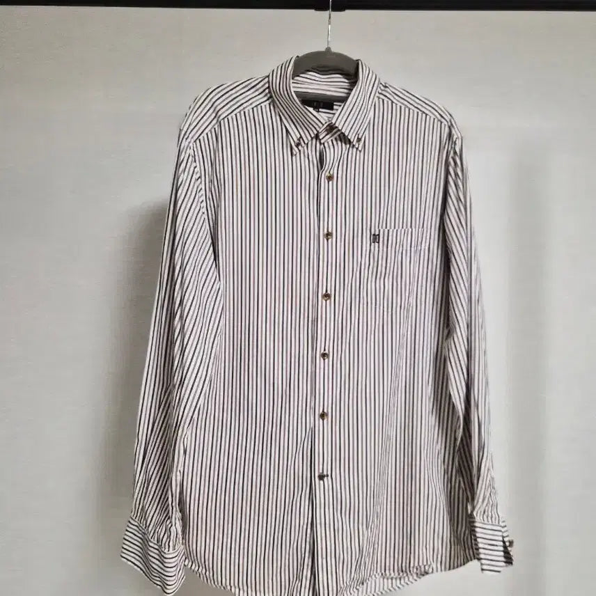 [BUNJANG] Daks Men's Striped Shirt Size 100 / 닥스 남성 셔츠 100