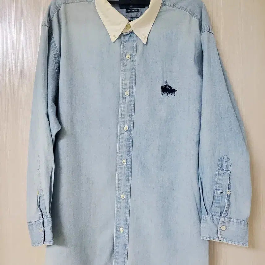 [BUNJANG] Polo Ralph Lauren Oxford Shirt Light Blue / 폴로 랄프로렌 옥스포드 셔츠 연청색