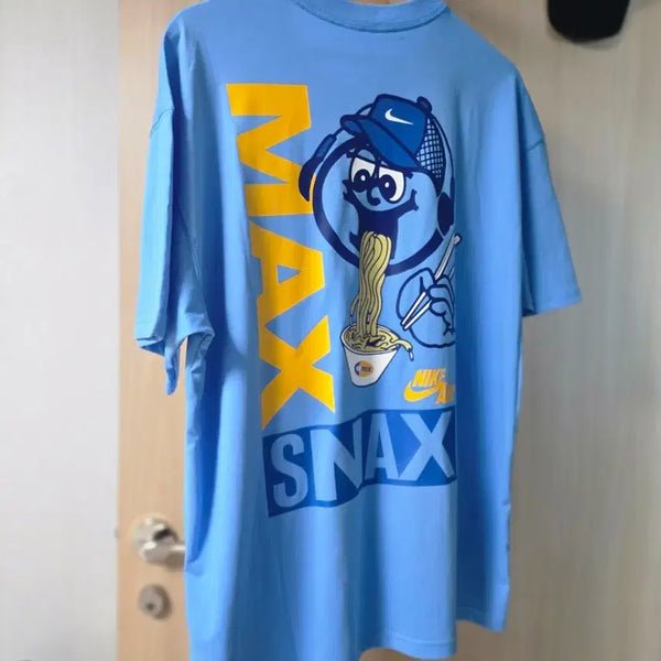 [BUNJANG] Nike Max Snack Short Sleeve T-Shirt Blue / 나이키 맥스 스낵 반팔 티셔츠 블루