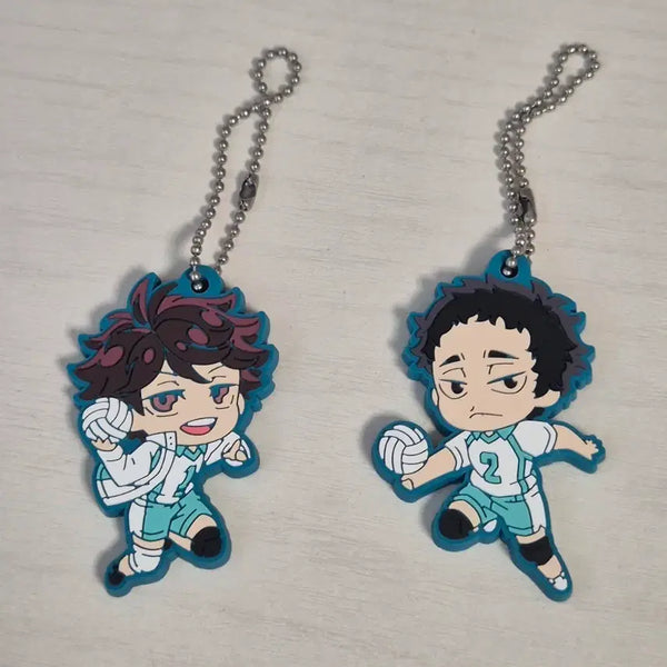 [BUNJANG] Haikyuu!! Oikawa Matsukawa Keychain Set / 하이큐 오이카와 마츠카와 키링 세트