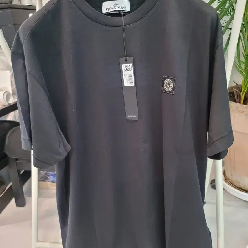 [BUNJANG] Stone Island Compass Logo T-Shirt Black XXL / 새상품/XXL] 스톤아일랜드 컴퍼스 로고 반팔티 블랙 (초특가)