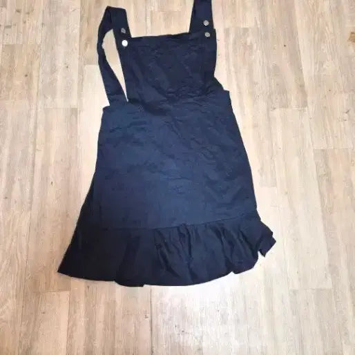 [BUNJANG] Navy Strap Skirt Jumpsuit / 멜빵치마