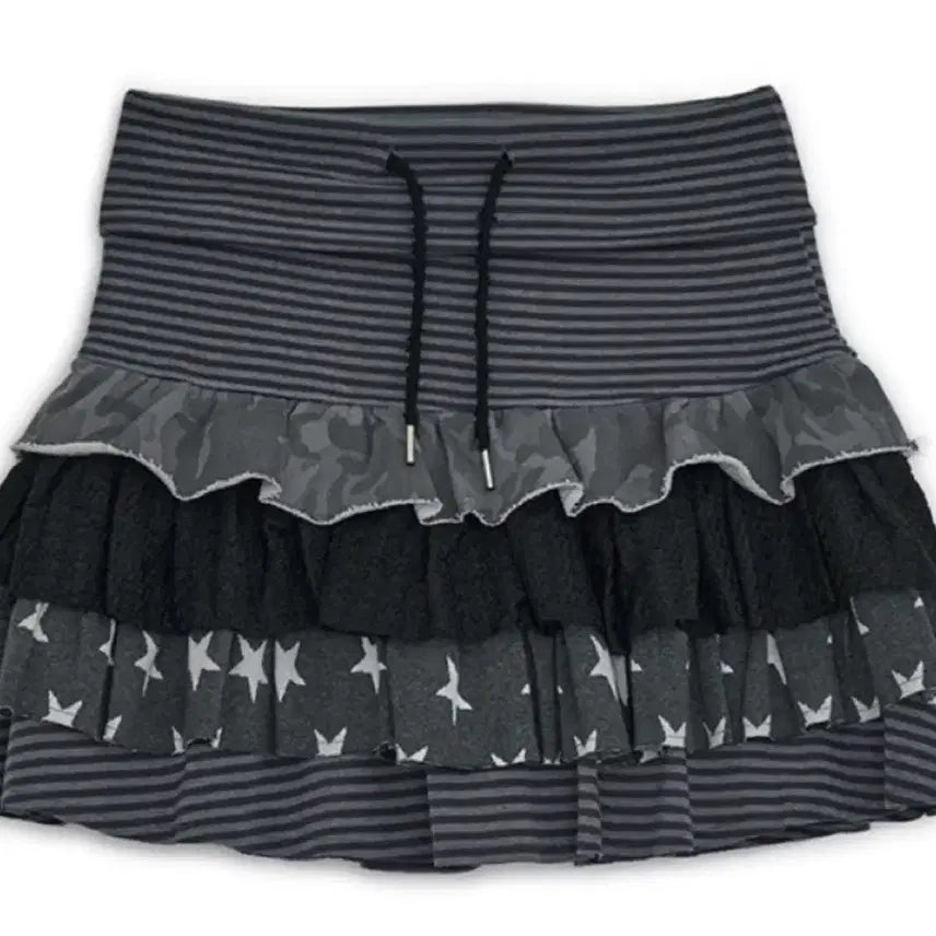 [BUNJANG] Hug Your Skin Tiered Layered Mini Skirt / 허그유어스킨 캉캉 레이어드 스커트