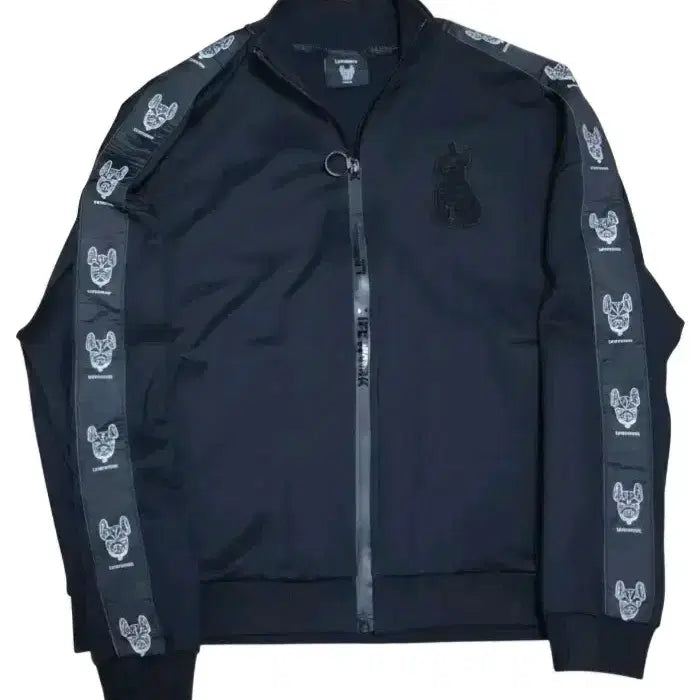 [BUNJANG] Lifework Black French Bulldog Track Jacket / 라이크워크 블랙 프렌치불독 트랙자켓