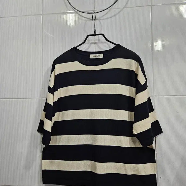 [BUNJANG] Mine Knit T-Shirt (Size 77) / (한섬)MINE니트티(77)