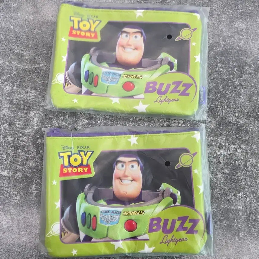 [BUNJANG] Toy Story Buzz Lightyear Pouch Set (2 pcs) / 토이스토리 버즈라이트이어 파우치 2개 새상품