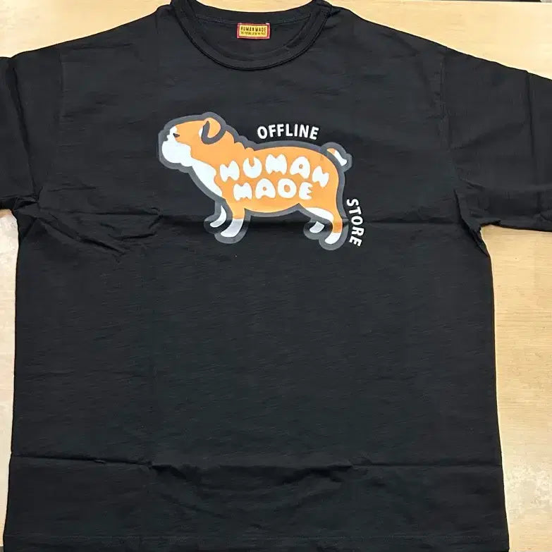[BUNJANG] Human Made Bulldog Graphic T-Shirt XL Black / 휴먼메이드 불독 그래픽 티셔츠 XL 블랙 새상품
