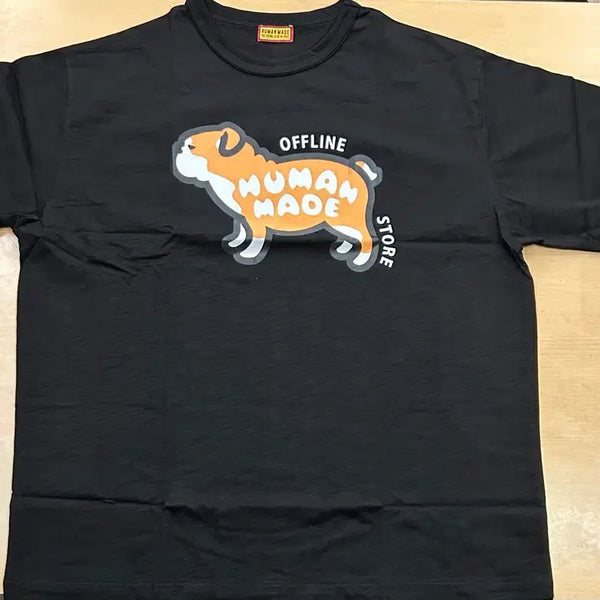 [BUNJANG] Human Made Bulldog Graphic T-Shirt XL Black / 휴먼메이드 불독 그래픽 티셔츠 XL 블랙 새상품
