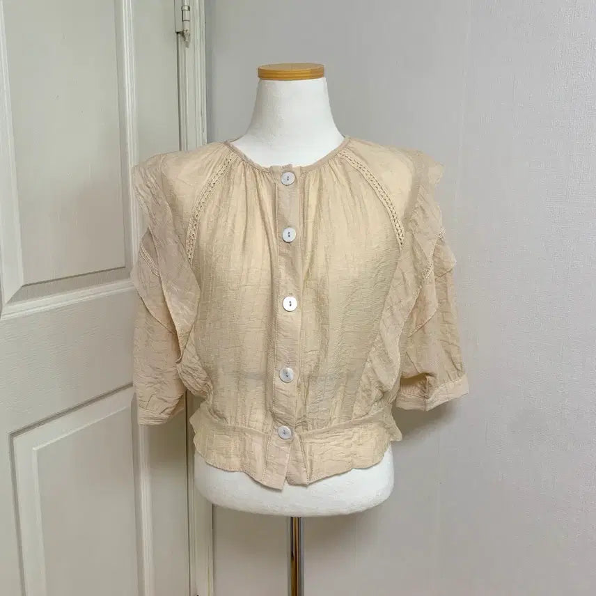 [BUNJANG] MIXXO Batwing Sleeve Summer Blouse / 미쏘 가오리핏 여름블라우스