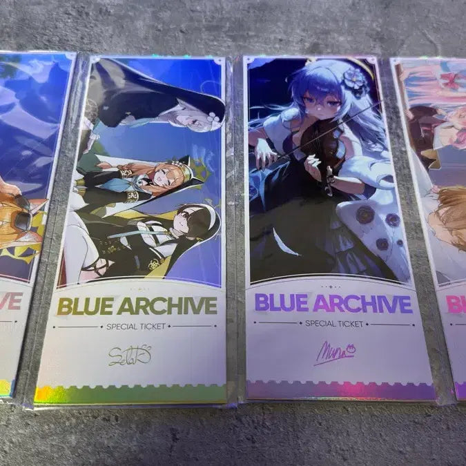 [BUNJANG] Blue Archive Unofficial Ticket Goods Bundle Set / 블루 아카이브 비공식 티켓 굿즈 일괄 판매합니다!