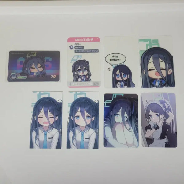 [BUNJANG] Blue Archive Alice Lenticular Card & Photocard Bundle / 블루아카이브 아리스 랜티큘러 & 포토카드 일괄