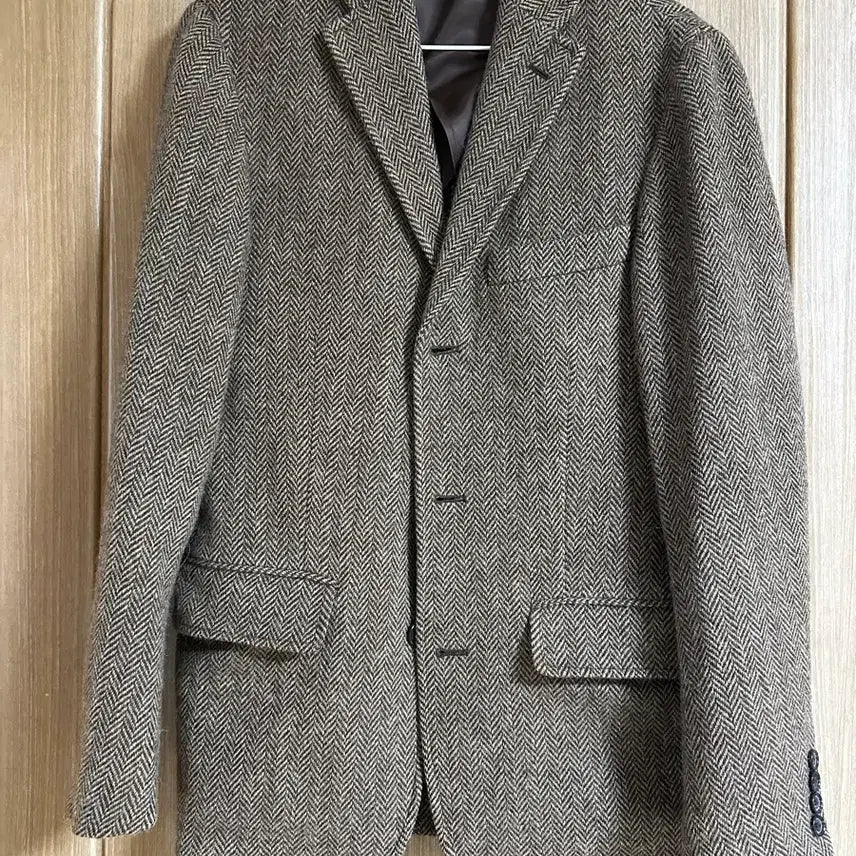 [BUNJANG] Polo Ralph Lauren Tweed Jacket - Brown / 폴로 랄프로렌 트위드 자켓 브라운
