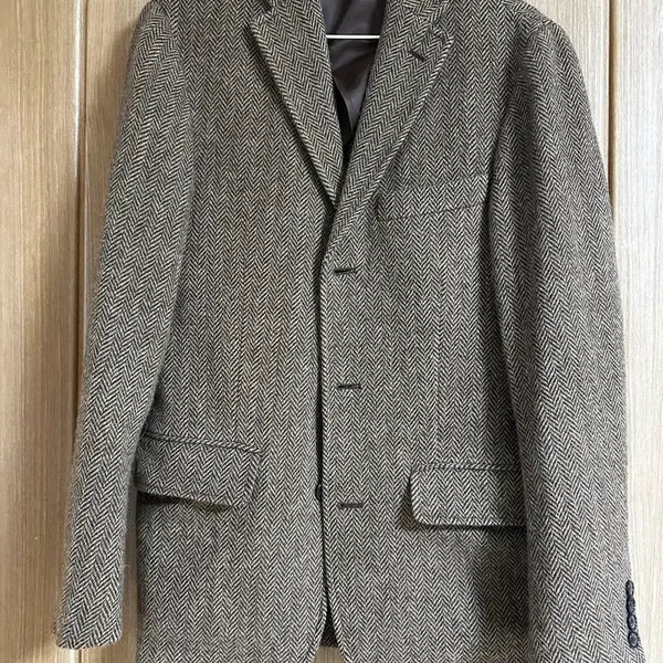 [BUNJANG] Polo Ralph Lauren Tweed Jacket - Brown / 폴로 랄프로렌 트위드 자켓 브라운