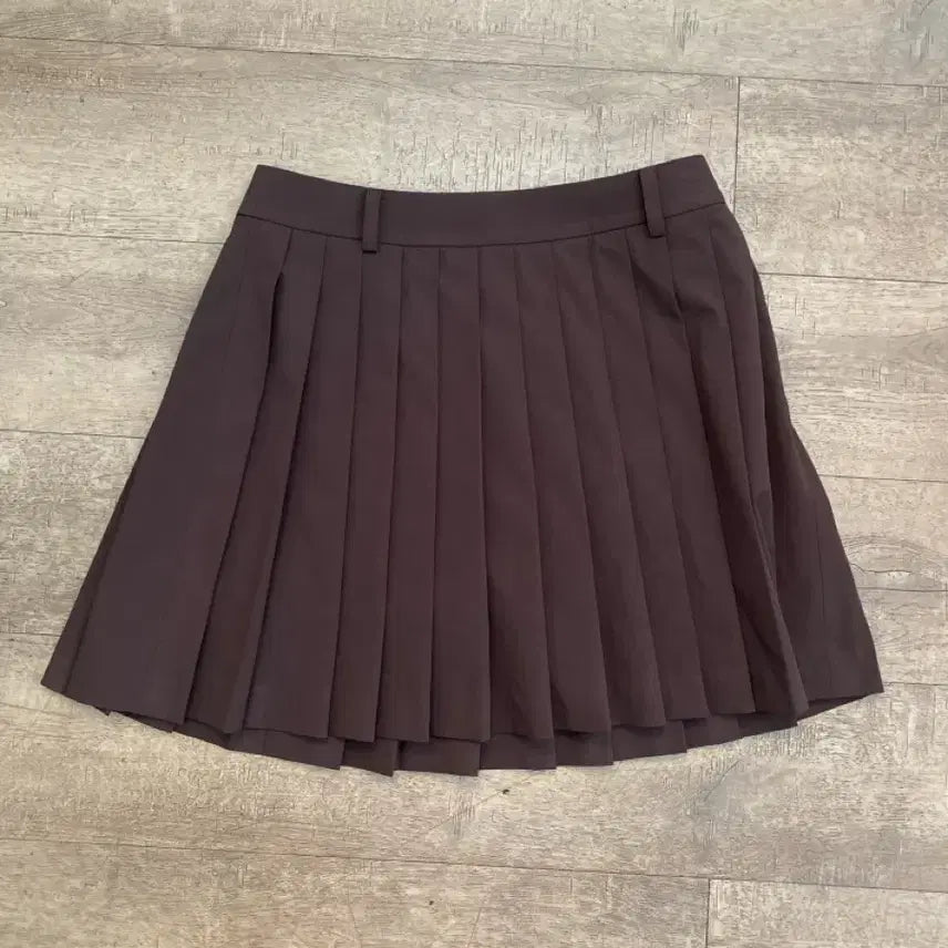 [BUNJANG] Beanpole Pleated Skirt Brown Skort / 빈폴 플리츠 스커트 브라운 치마바지