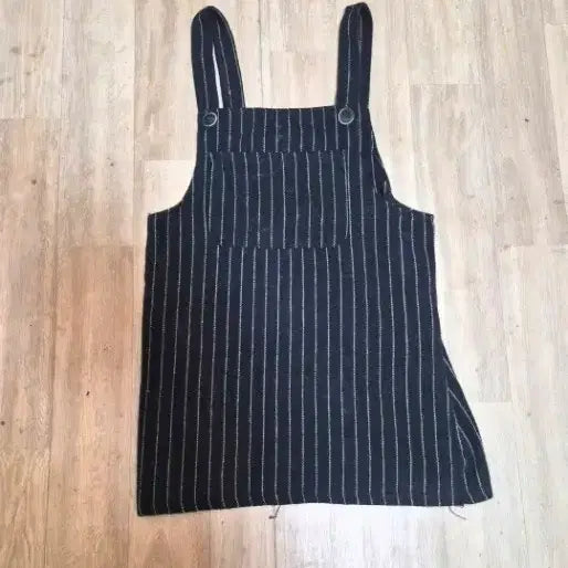[BUNJANG] Stripe Pattern Jumpsuit / 멜빵치마