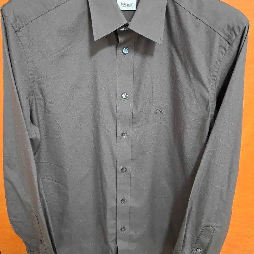 [BUNJANG] Burberry New Model Charcoal Shirt / 신형 버버리 차콜 셔츠 팝니다.정가80만원